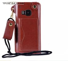 New Wallet Stand Flip Case For HTC M9 PU Leather Cover Mobile Phone Accessories Bag For