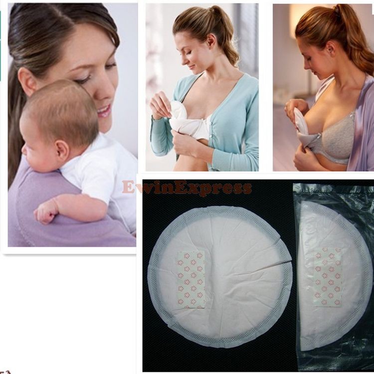 White Breastfeeding Pads Absorbent Nursing Baby Healthy (1)