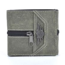 Free Shipping 2013 Fashion&Casual Retro Manmade Canvas men wallet short wallet Hot sale 3 colors mixed Wholesale ZS*B9072#S12
