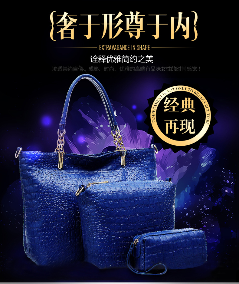 2015 Fashion Brand GENUINE LEATHER Handbag Women Vintage Tote Cow