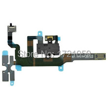 headphone Earphone Audio Jack Volume Mute Silent Switch Button Flex Cable for iPhone 4s 4gs Free Shipping 10pcs/lot