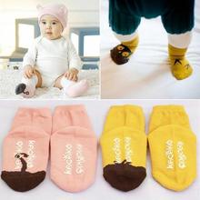 Factory Price Cute Toddler Baby Soft Socks Cartoon Owl Pattern Socks Infants Cotton Socks
