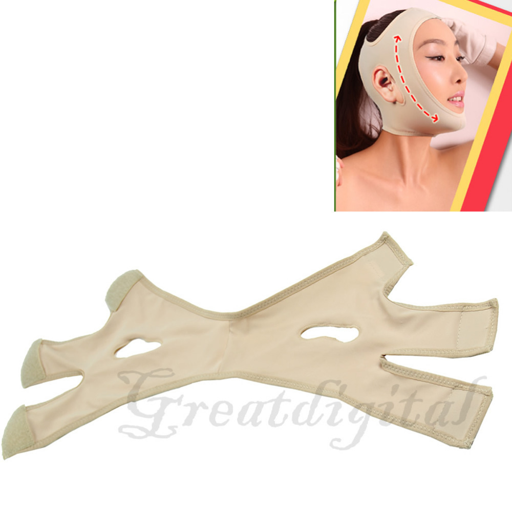 1PC Hot Sale Wrinkle V Face Chin Cheek Lift Up Slimming Slim Mask Ultra-thin Belt Strap Band 4Size For Selection