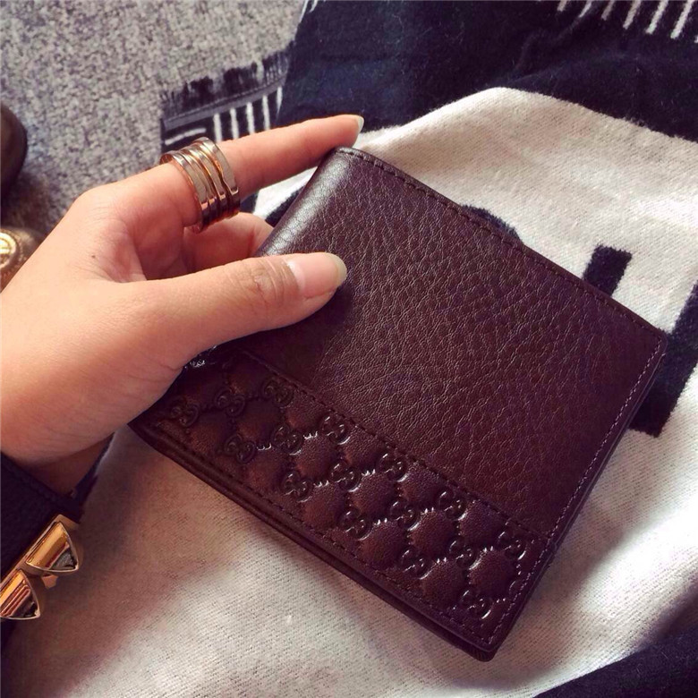 2015 New Luxury Wallet Men Genuine Leather Bag Emb...