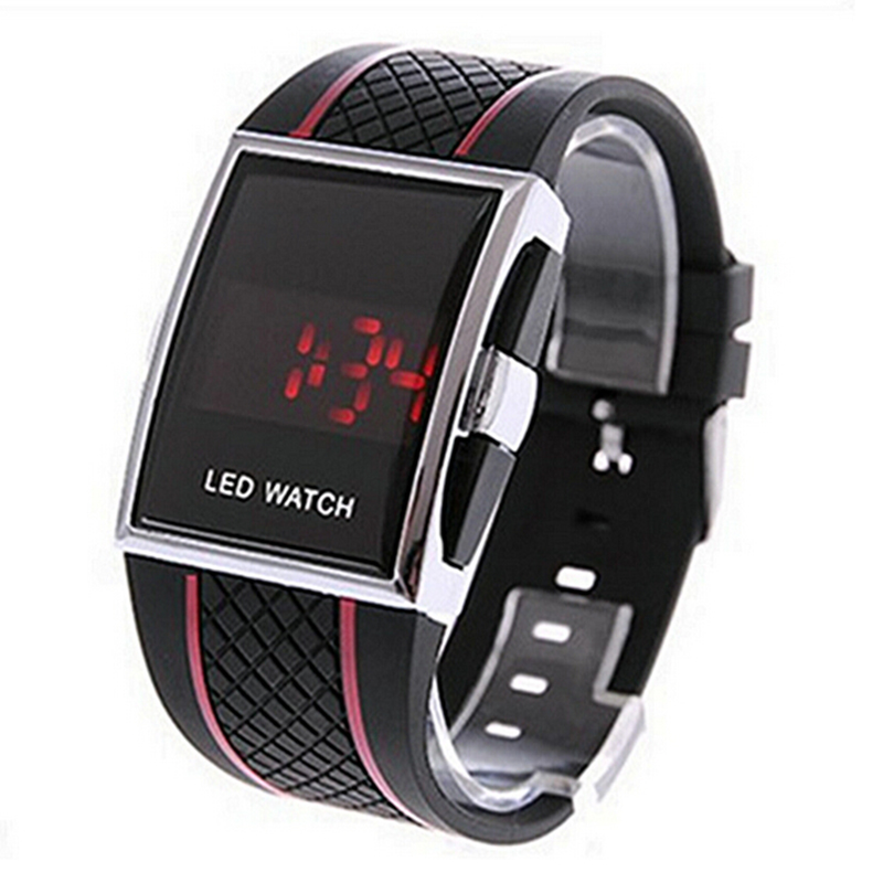 Гаджет  LED Men Luxury Fashion Digital Watches Men Women Sport Strap Wristwatches Shock Resistant Watch 4colors 2015 Hot Sales Saat None Часы
