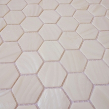 25mm hexagon sexangle mother of pearl shell mosaic tiles for bathroom wall kitchen shower backsplash house improvement