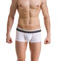 2016 Wholesale Men Underwears Boxers Penis Pouch U Convex Underpants Cotton Low Waist Solid 7 Colors