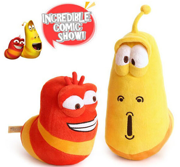 larva stuffed animals