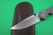 New wild Boar Chris Reeve Sebenza 21 Folding Knife KnifeD2 Blade With Stone Wash TC4 Titanium