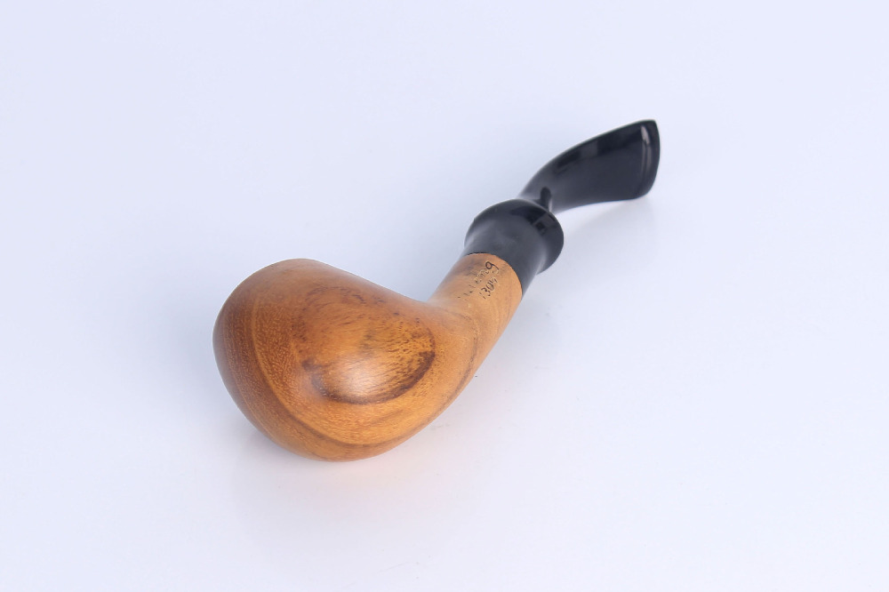 Green Tan pipe tobacco pipe ebony wood origin supply Yiwu factory direct wooden smoking pipe