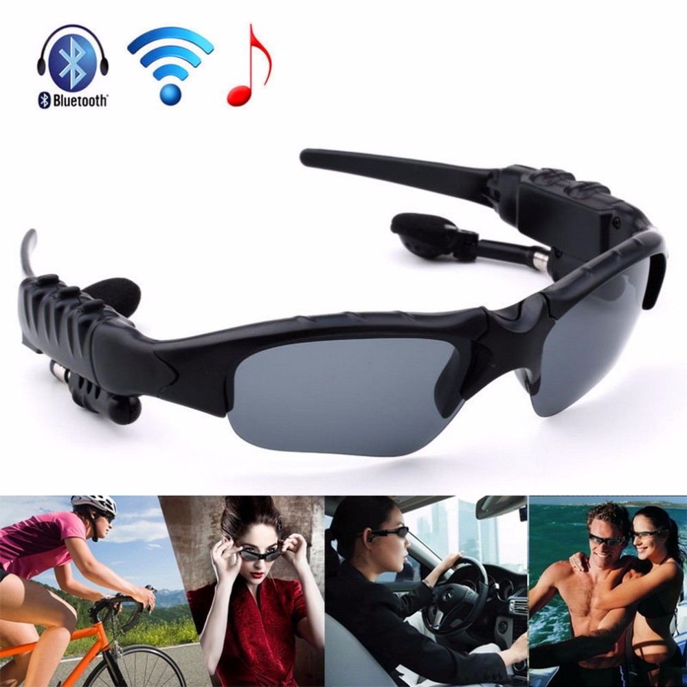 wireless bluetooth sunglasses headset headphones for iphone samsung htc nokia