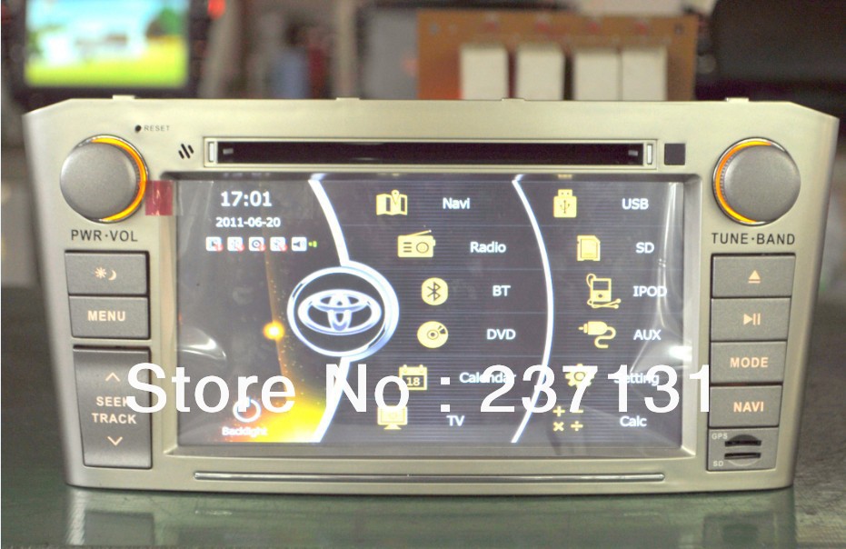 Toyota avensis t25 radio cd dvd gps bluetooth ipod