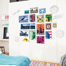 Stamps Wall Stickers for Kids Rooms Home Decor DIY Adesivo de Parede beat.headphones Decoration Size 130*90cm