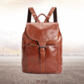 2016 Wholesale Men Wonmen Genuine Leather Bag Superior Cowhide Boy Girls Vintage Thick Canvas School Bags