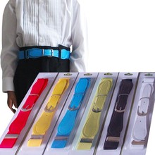 Free Shipping 2015 New Hot Sale Candy Color 1 Inch Wide Kids/Children Elastic Waist Belt For Boys/Girls.More Color Can Choose