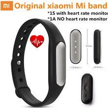 Official original Xiaomi Mi Band 1S 1A Smart Miband Heart Rate Monitor Pulse Fitness fitbit Wristband Bracelet For Android / IOS