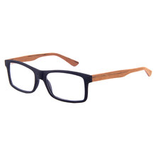 Concise Sunglass And Eco Style Acetate Rectangle Imitation-Wood Men’s Full-Rim Eyeglasses Frames With A Back-To-Nature Attitude