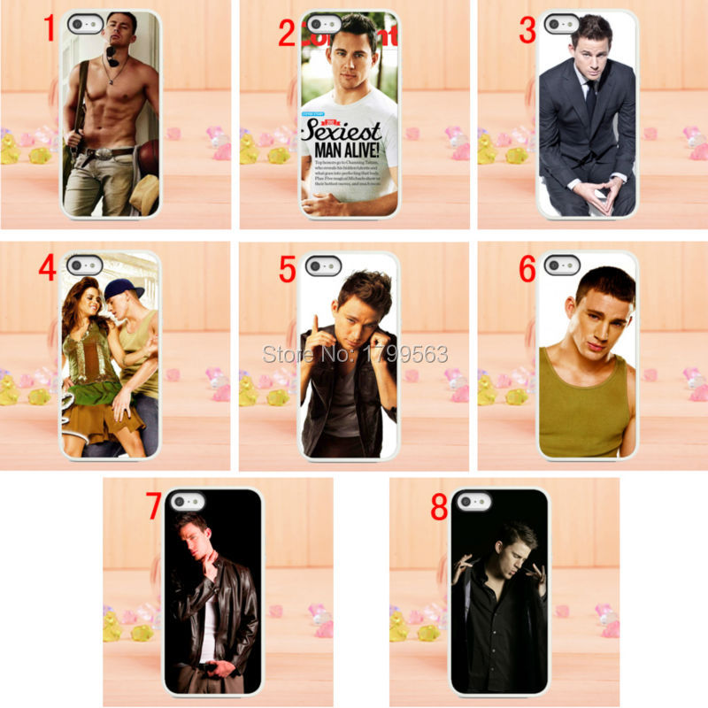 8pcs lots Channing Tatum hard White Skin case cover for font b iphone6 b font 6S