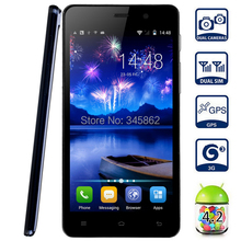 Android 4.2 Pomp C6 Mini 3G Smartphone MTK6582 Quad Core 1.3GHz 4GB ROM GPS WiFi Bluetooth with 5.0 inch HD Screen
