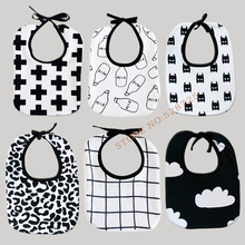 (3pcs/lot) Hot Milk Bottle/Batman/Clouds/Cross Fashion Baby Bibs,Burp Cloths Lunch Bibs Baby Bibs