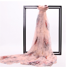 pure silk scarves Silk Long Beach women scarf shawl high-grade brand designer scarf chinese style Digital printing shawl-b159