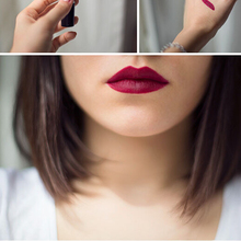 1 pcs high quality Heroine retro matte deep dark red wine MC lipstick 3g makeup lipstick