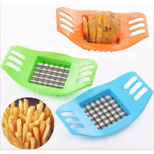 New PVC + Stainless Steel Vegetable Potato Slicer Cutter Chopper Chip Making Tool Potato Cutting Fries Tool Kitchen Accessories