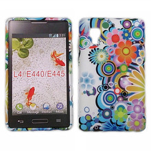 13 Pattern Colors Art Design TPU Protector Phone Case for Dual LG Optimus L4 II E440