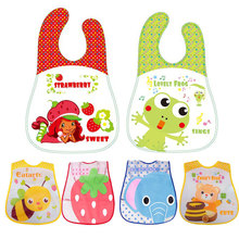 newborn plastic bib eva baby girl boy waterproof lunch bibs cartoon accessoire babador para Infant saliva bandana 0-3Y