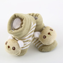 1 Pair Baby Anti Slip Newborn 0 18Month Cotton Lovely Cute Shoes Animal Cartoon Slippers Boots