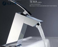 AZOS Bathroom Basin Tap Brass Chrome Polish Color Single Hole Deck Mount Hot Cold Mixer Toilet