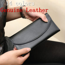 Special Sales!100% Genuine Leather Wallet Cowhide Women’s Wallets Clutch Long Design Bags Wholesale Handbag Multi-card bit Purse