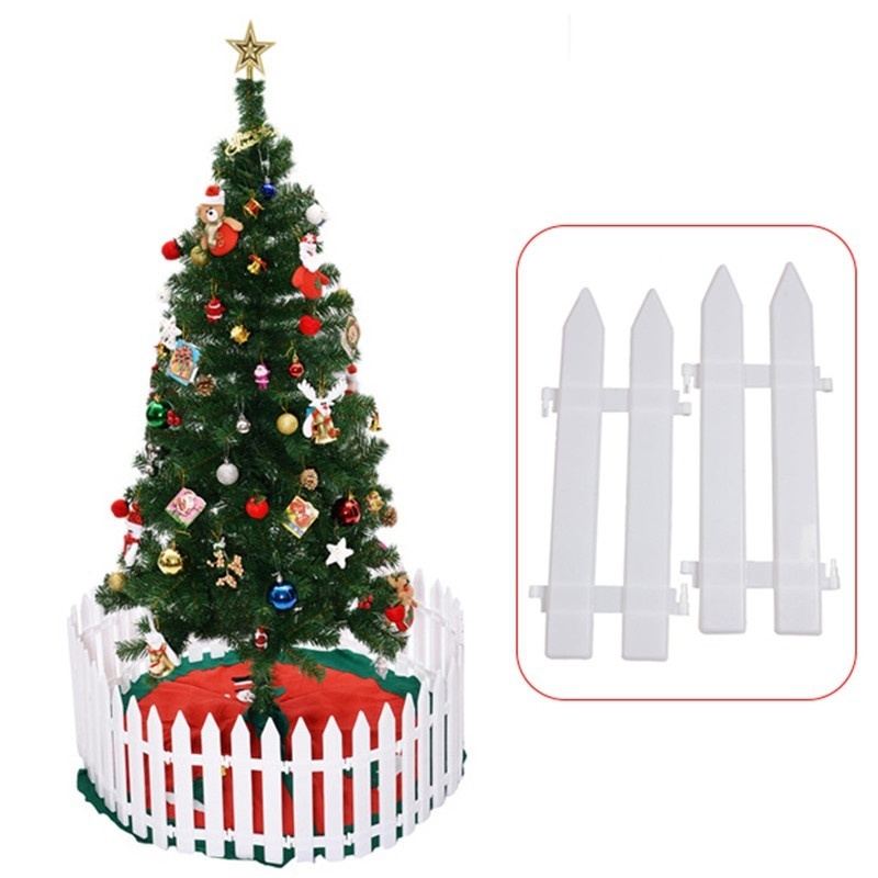 Christmas Tree Protective Fence Holders Home Festival Decoration