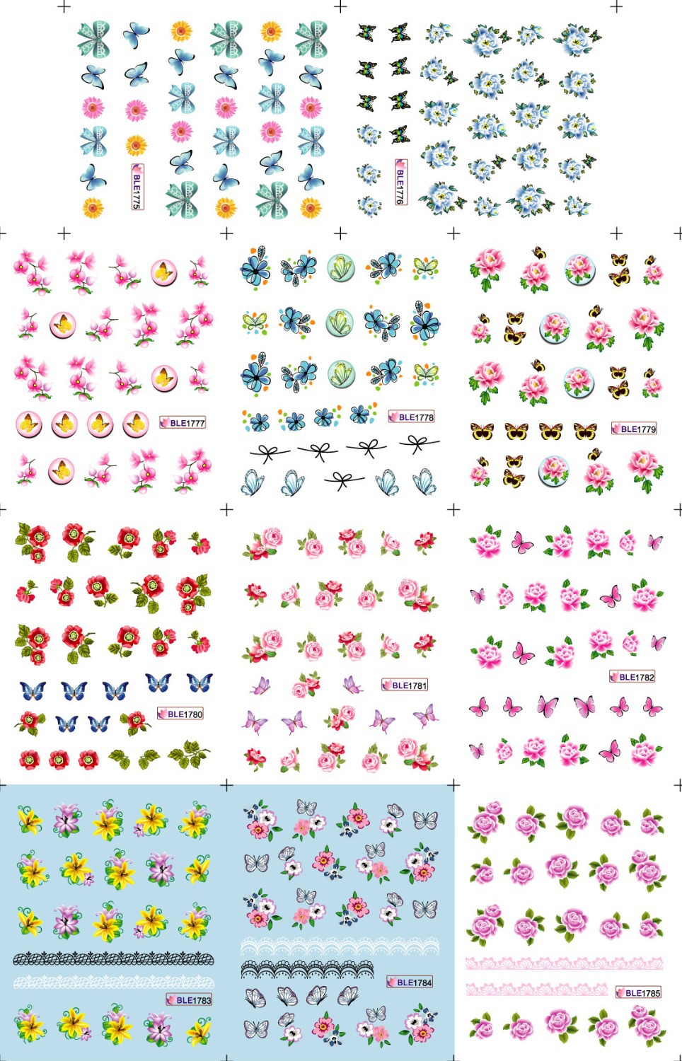 Aliexpress Tracy Simple Nail 12 Designs Set Water New Design Professional Water Transfer Nail Art Stickers Decals