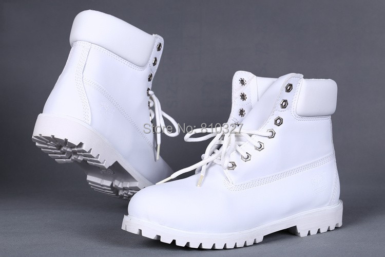 white snow boots