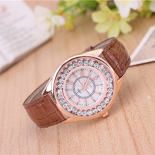 2016 relojes de pulsera, estilos de moda, correa de cuero, ms relojes de negocios, comunicación exterior, mujeres reloj, reloj de cuarzo