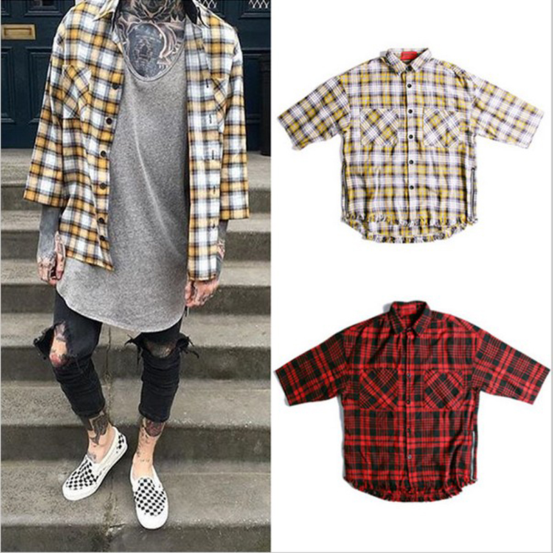 British Style Men s Shirts Fashion 2016 Spring Casual Dress China font b Tartan b font