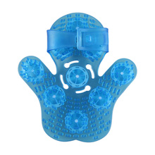 Delicate New Third Palm shaped 360 Degrees Rotation Body Glove Massager Health Care Tool Wholesale Blue