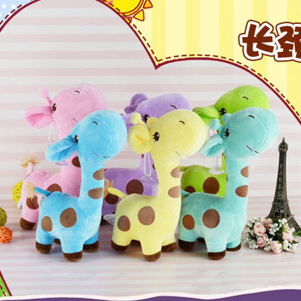 pink stuffed giraffe