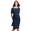 Valentine Gift Maternity Dresses O Neck Pregnancy Clothing Clothes for Pregnant Women Knee Length Office Lady