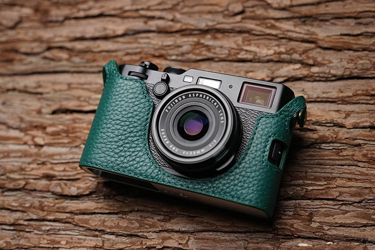 Handmade Genuine Leather Camera Case For Fujifilm X100f Fuji X100f X100-f  Camera Half Bag Body Cover Open Battery - Camera Bags  Cases - AliExpress