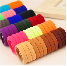 10pcs/lot Candy Fluorescence Colored Hair Holders High Quality Rubber Bands Hair Elastics Accessories Girl Women Tie Gum