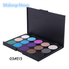 1pcs Natural15 Colors Eye shadow cosmetics Long Lasting Makeup Eyeshadow Palette Cosmetic set For Women15 Earth