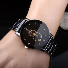 Relogio relojes hombre 2016 Stainless Steel Strap Quartz Men Watches Women Dress Wristwatch Relogio Masculino Ladies watches