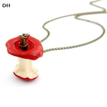 Min.order is $10 (mix order) Free Shipping Wholesale Fashion Jewelry Apple Retro Long Sweater Chain Necklace For Woman N176