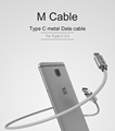 WSKEN Type C 2 0 USB Fast Charger Type C Micro USB wires Metal Data Cable
