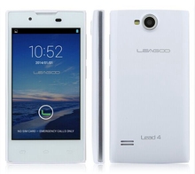 Original Leagoo Lead 4 4″ MTK6572 Dual Core Android Smartphone 4.0 inch WCDMA WIFI GPS 4GB ROM 3.0MP Camera One Year Warranty