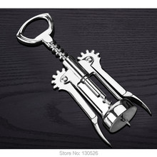 Stainless Steel Red Wine Opener Waiter Metal Wine Corkscrew Bottle Handle Opener Corkscrews Kitchen Tools