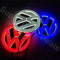 Newest LED Badge Logo Light White Blue Red 4D Front Rear Emblem Light for VW Bora