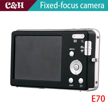 E70 silver 12MP Digital camera with 2 7 TFT LCD digital video camera 16G SD Card